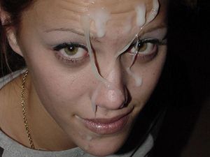 amateur teen face in cum mess