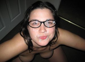 amateur facial on glasses