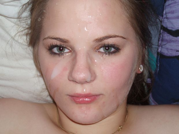 amateur teen messy facial