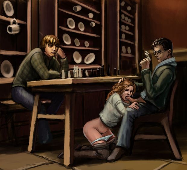 [HARRY POTTER] Harry Fucks Hermione (Parody Porn Comics)