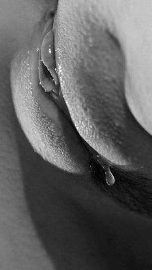 Dripping wet pussy juice