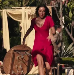 Chloe Bennet tits bouncing