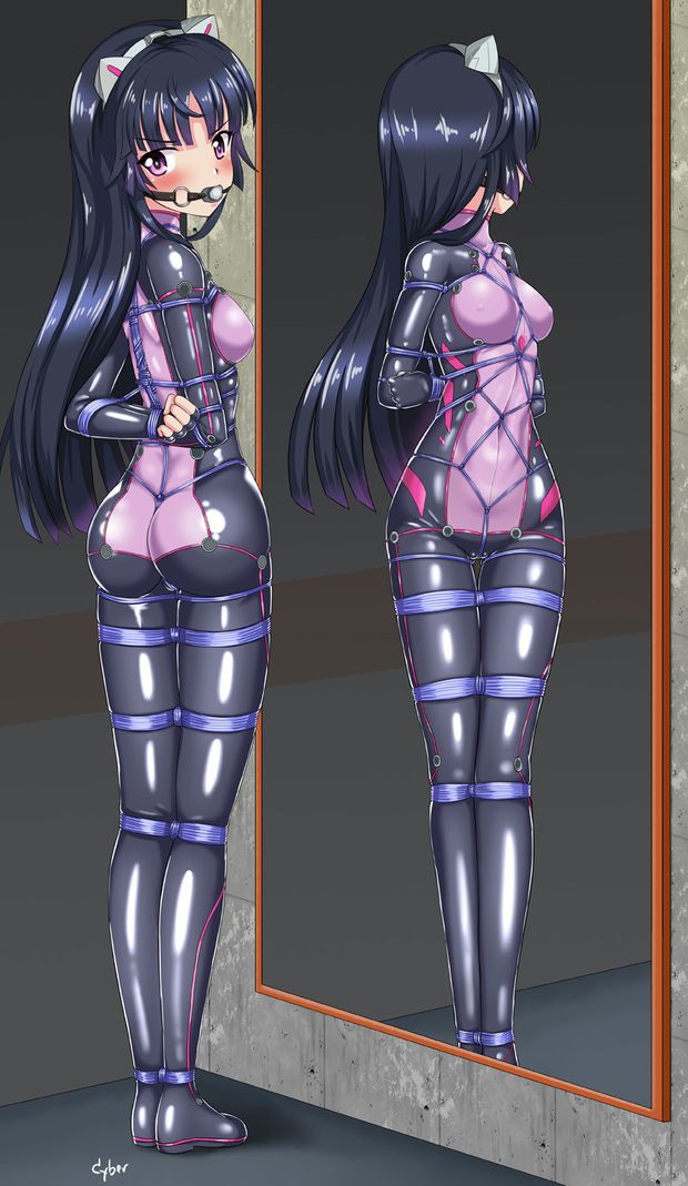 Tight suit bondage x2