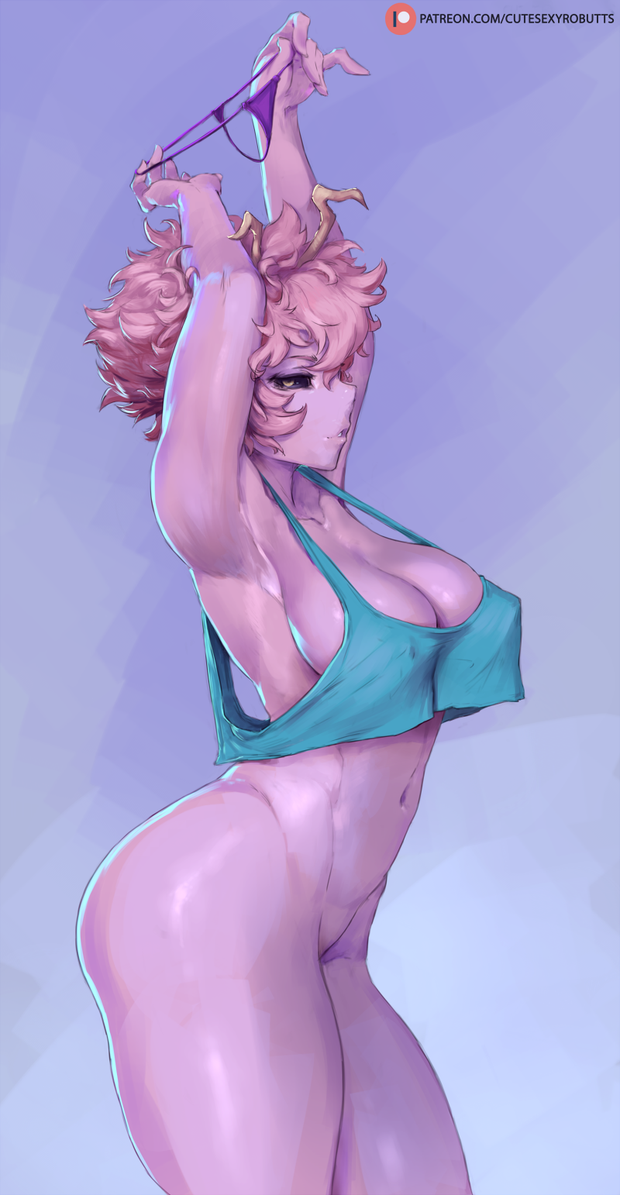 mina ashido (my hero academia) by Cutesexyrobutts