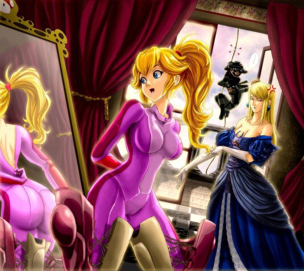 Camel toe peach