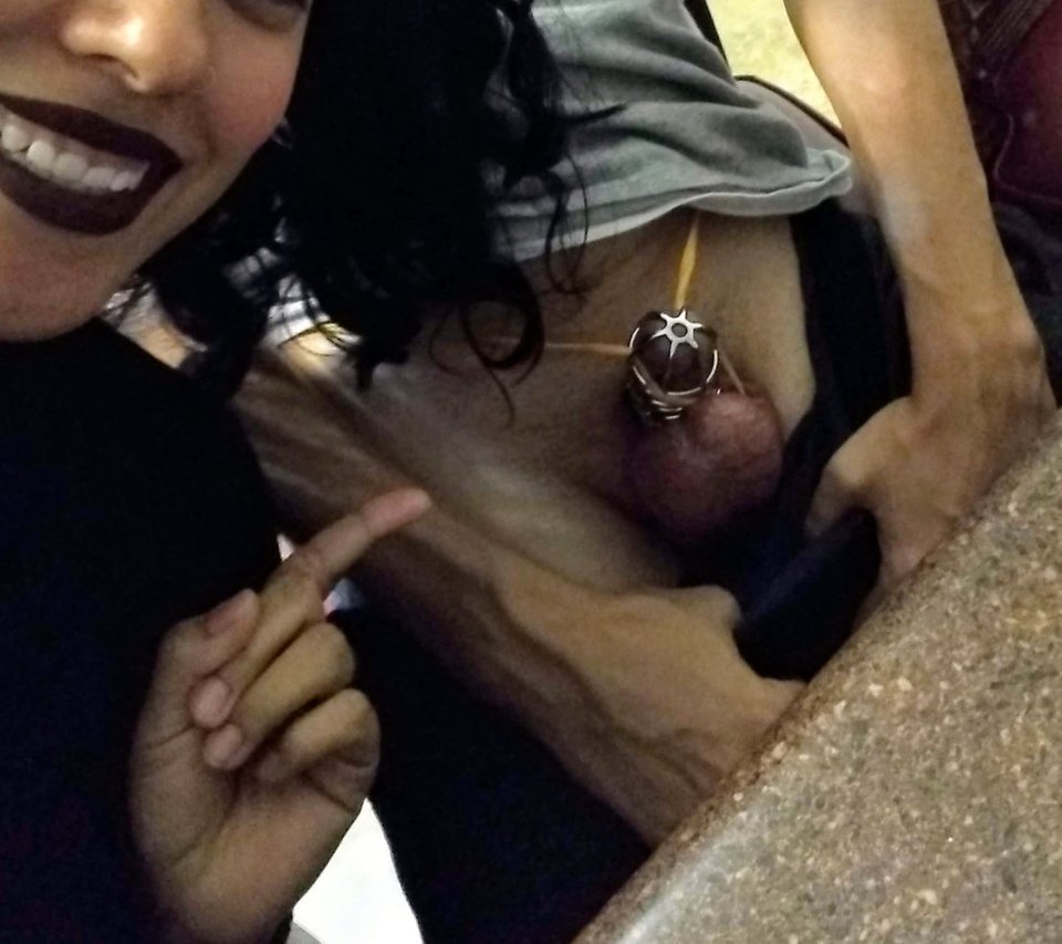 mocking her slave