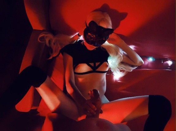 Sexy Mana in mask kitty POV