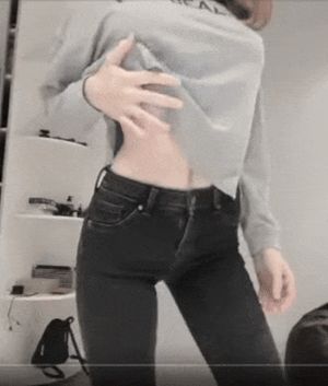 tits in jeans