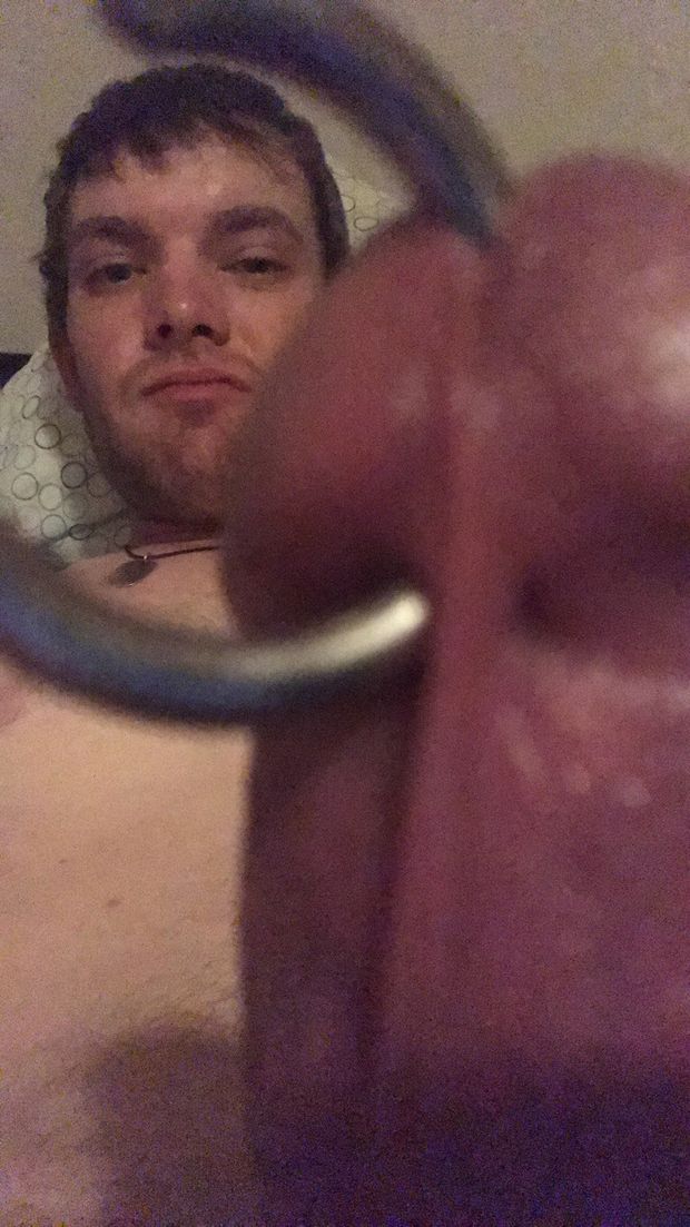 Pierced cock