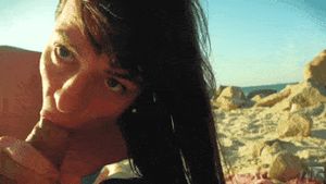 Big facial on the beach