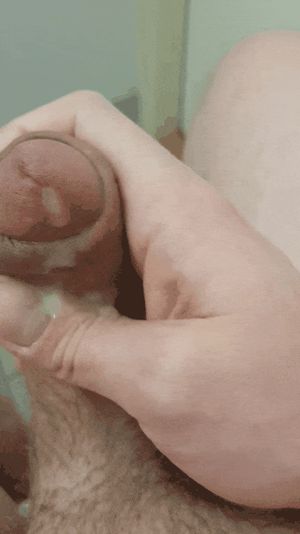 Cumming on the camera