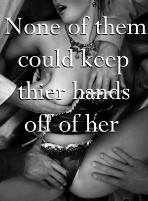 Can't keep hands off