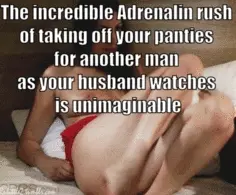 take off your panties for another man