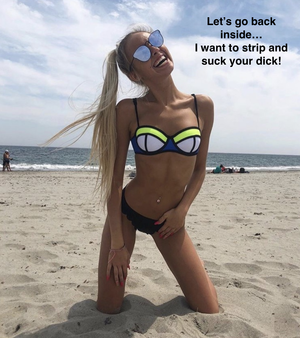 Blonde Teen Ready to Suck You.