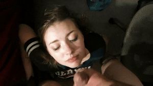 She is craving for his cum