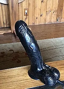my new inflatable dildo test in action