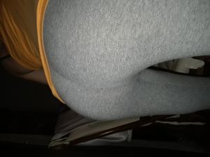 Wife in tight yoga pants