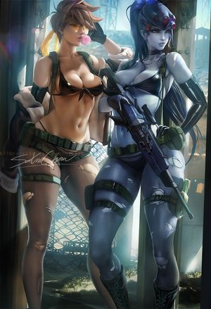 Overwatch Tracer and Widow