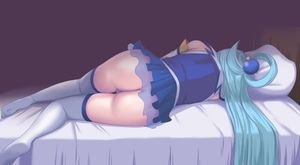 Aqua's fat ass