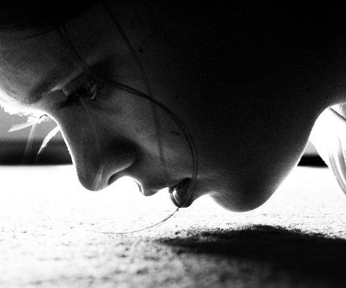 Powerless; on the floor where you belong.