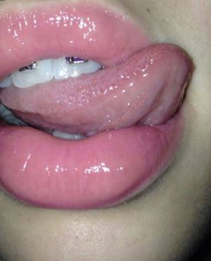 Lips and tongue