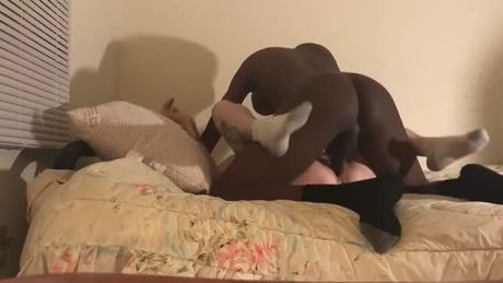 sexing up his white girlfriend