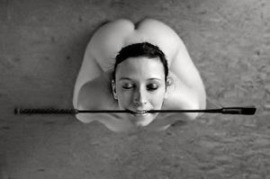 Requesting to be spanked for her mistakes like a good bitch