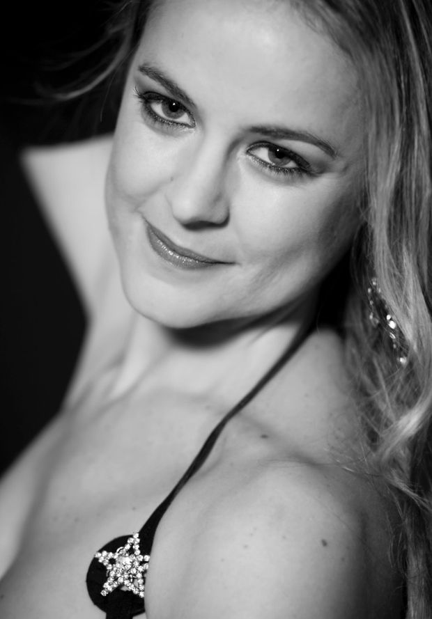 Portrait of Sexy Belly-Dancer Teresa Tomás