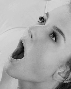 Eye contact for facial