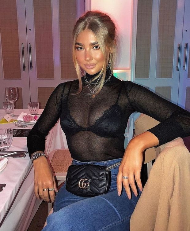 Sexy bimbo sexy sheer top