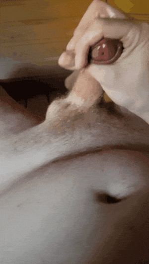 Cumming in the sauna