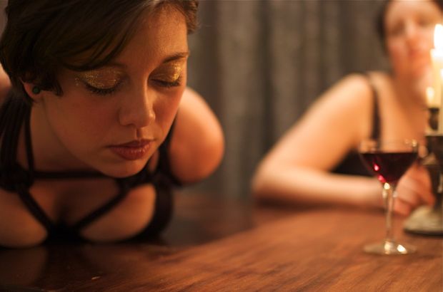Beautiful, watching her submit.