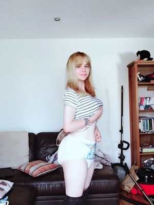 Big booby diaper woman