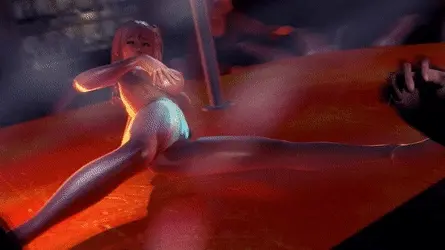 Honoka in StripClub