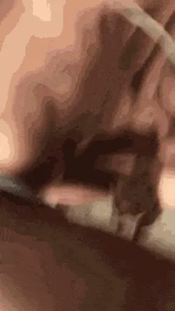 Ebony chick gets drenched in cum