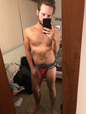 Cute guy eager for cock