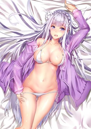 Emilia Hot on Bed Re: Zero