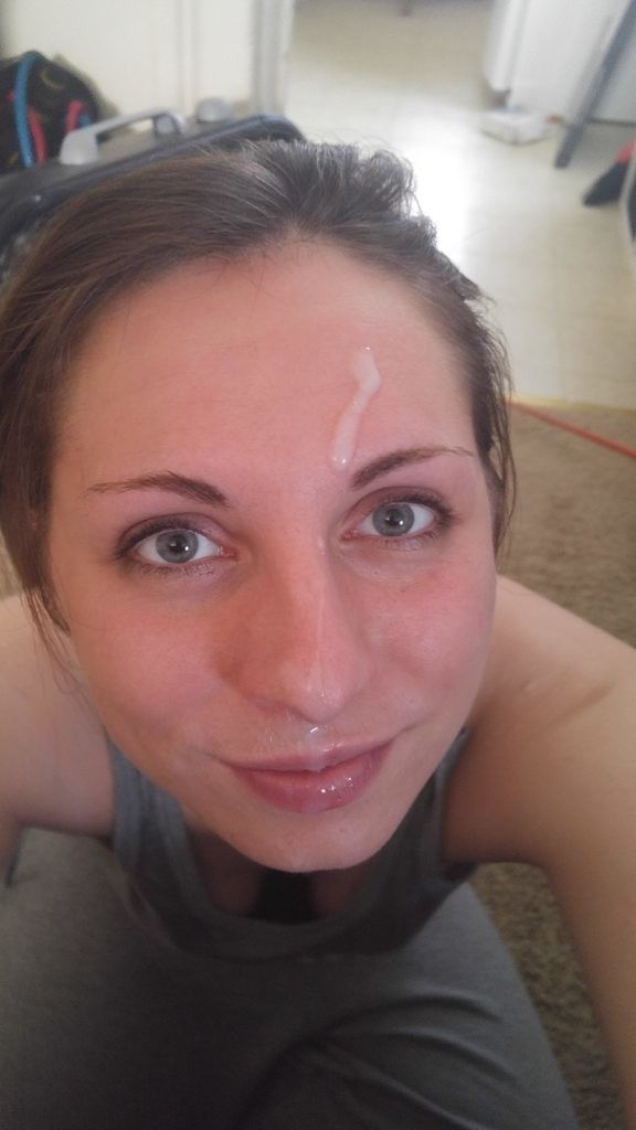 Cum on face