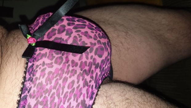 Guy is straight but he's kinky for panty wearing
