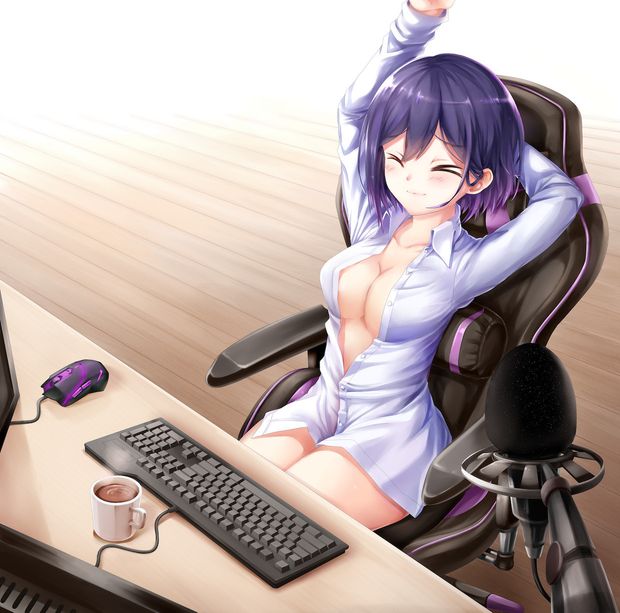At the office
