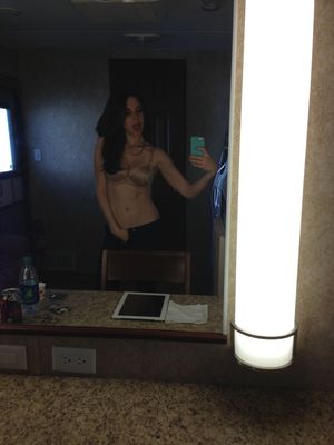 Allison Brie mirror selfie