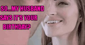 and I get to blow the candle