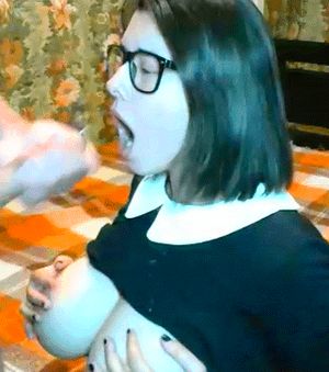 “They told me to close my eyes, put out my tongue, and hold my big tits up while another man I didn’t know approached and unloaded his cock”