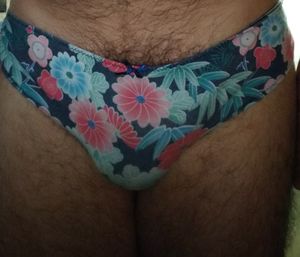 floral frontal of my panties
