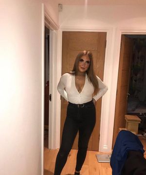 Redhead with massive tits