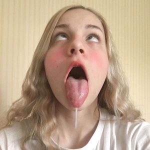 Covered up cute blonde.