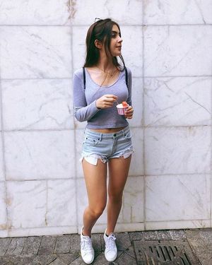 Waiting for someone in my hot shorts...