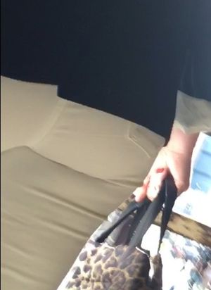 Big ass in white jeans