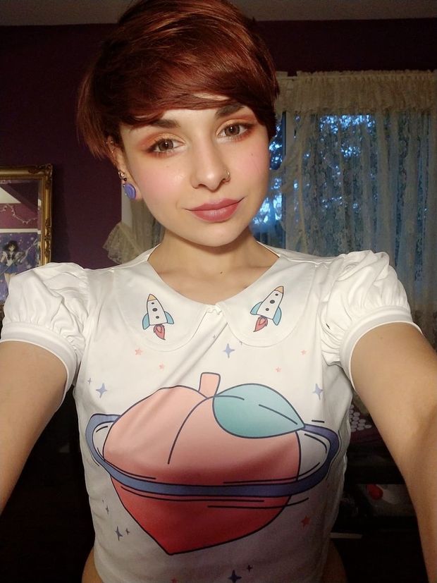 short hair hipster