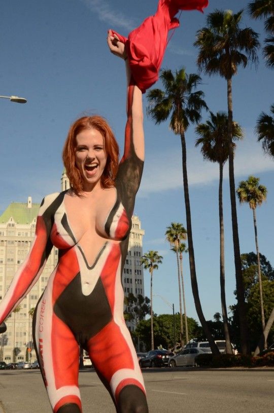 Maitland Ward...Sexy Body Paint!